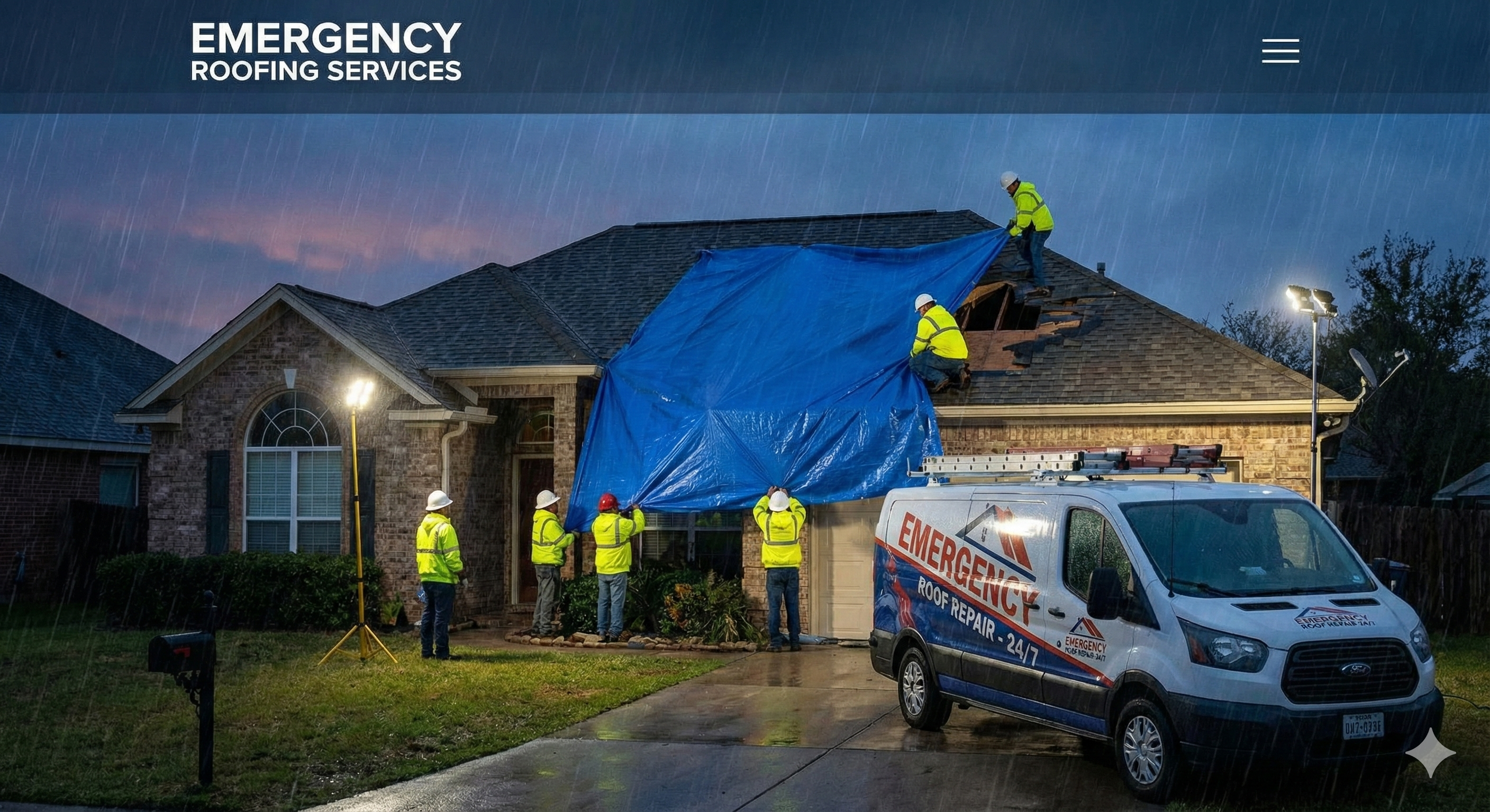 24/7 emergency roofing solutions by Star Roofing Services